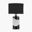 Pacific Lifestyle Lighting Arlese Monochrome Abstract Ceramic Table Lamp House of Isabella UK