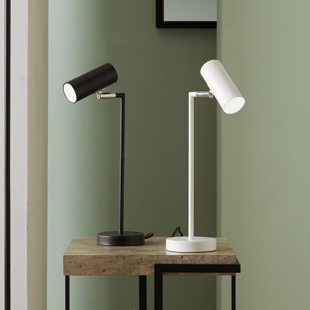 Arris White Task Table Lamp.