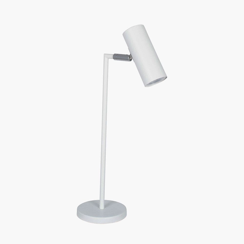 Arris White Task Table Lamp.