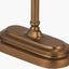 Pacific Lifestyle Lighting Ashford Antique Brass Metal Bankers Table Lamp House of Isabella UK
