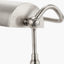 Pacific Lifestyle Lighting Ashford Antique Silver Metal Bankers Table Lamp House of Isabella UK