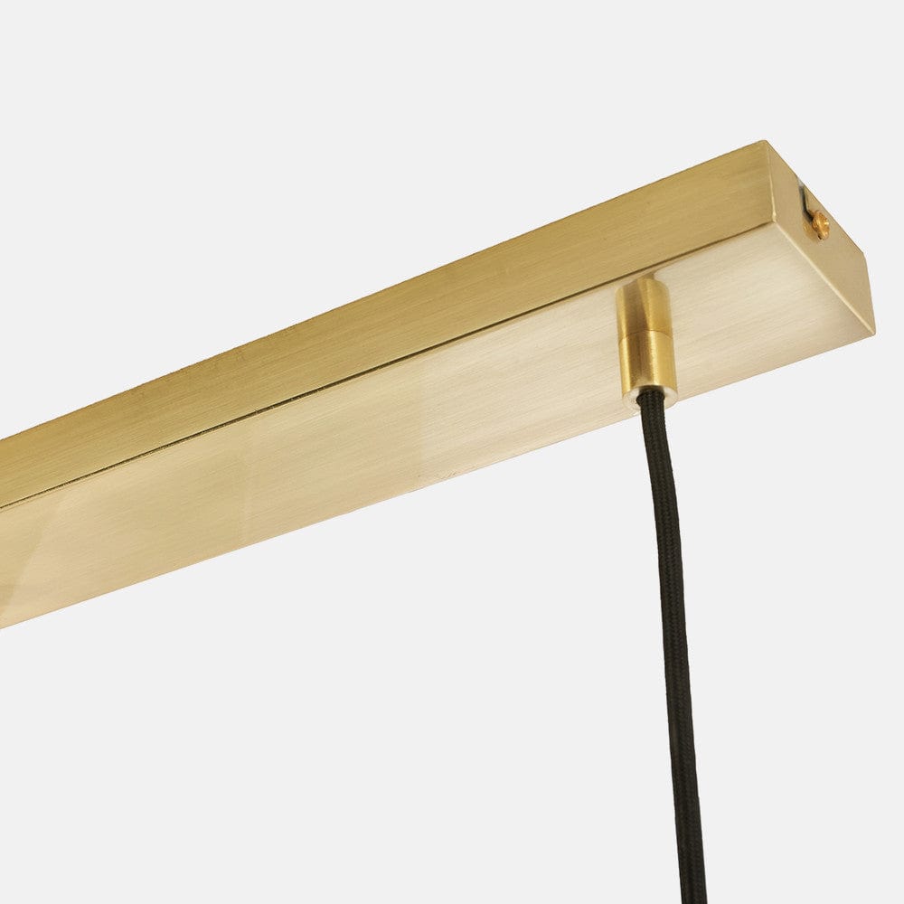 Asterope 3 White Orb and Gold Metal Pendant.