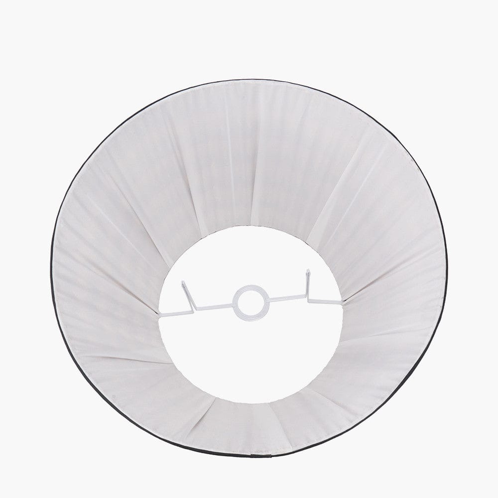 Pacific Lifestyle Lighting Athira 45cm Multi Chevron Design Mushroom Pleat Tapered Lamp Shade House of Isabella UK