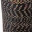 Pacific Lifestyle Lighting Atouk Textured Black Stoneware Table Lamp Base with Edward 35cm Natural Linen Cylinder Lampshade House of Isabella UK