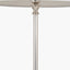 Pacific Lifestyle Lighting Auden Silver Metal Stick Floor Lamp Base House of Isabella UK