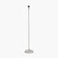 Pacific Lifestyle Lighting Auden Silver Metal Stick Floor Lamp Base House of Isabella UK