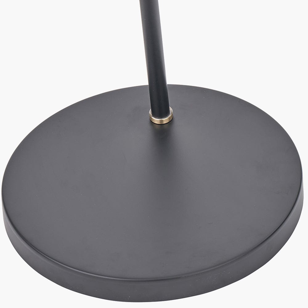 Augusto Black and Gold Task Floor Lamp.