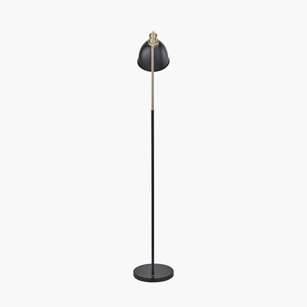 Augusto Black and Gold Task Floor Lamp.