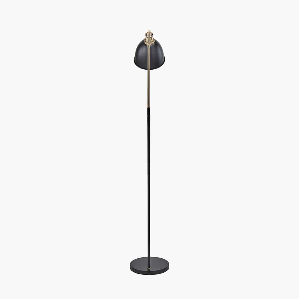 Pacific Lifestyle Lighting Augusto Black and Gold Task Floor Lamp House of Isabella UK