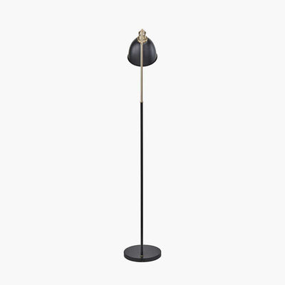 Pacific Lifestyle Lighting Augusto Black and Gold Task Floor Lamp House of Isabella UK