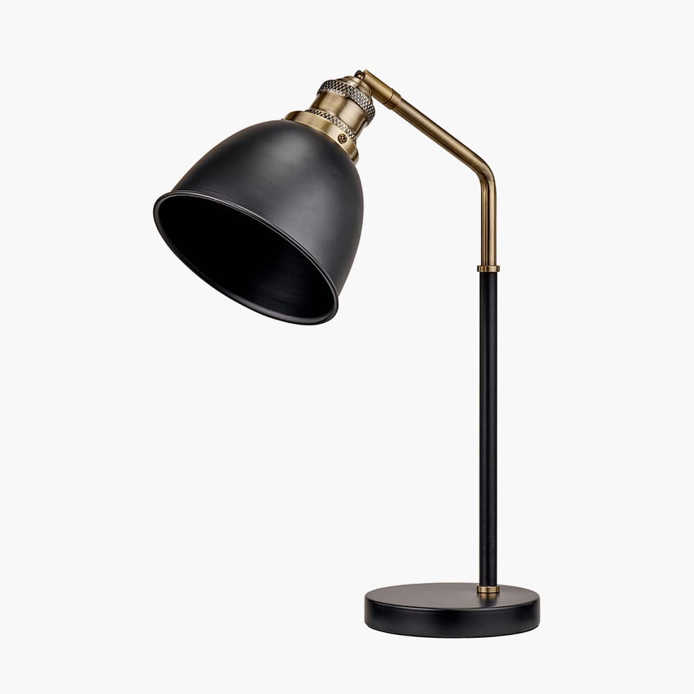 Augusto Black and Gold Task Table Lamp.