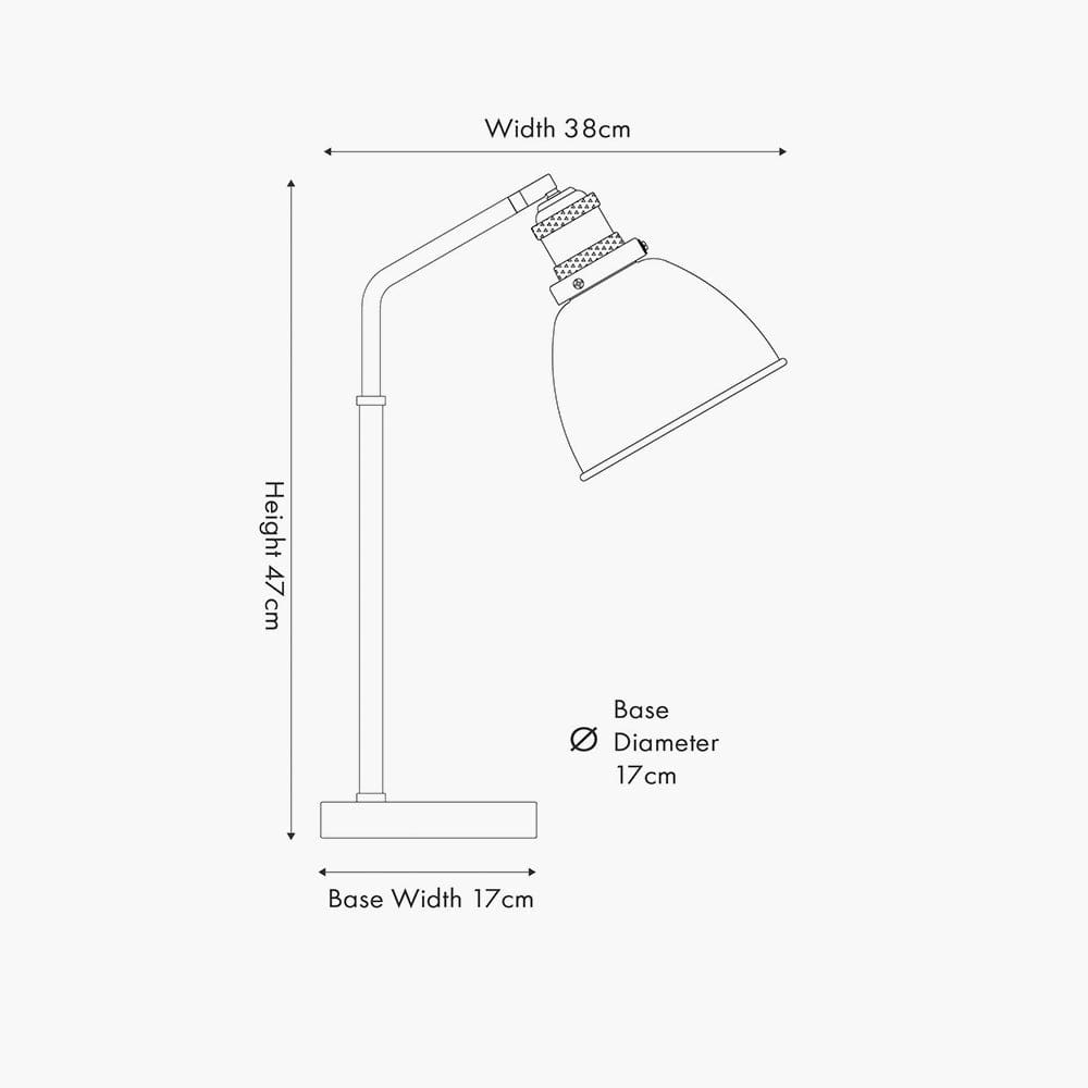 Augusto Black and Gold Task Table Lamp.