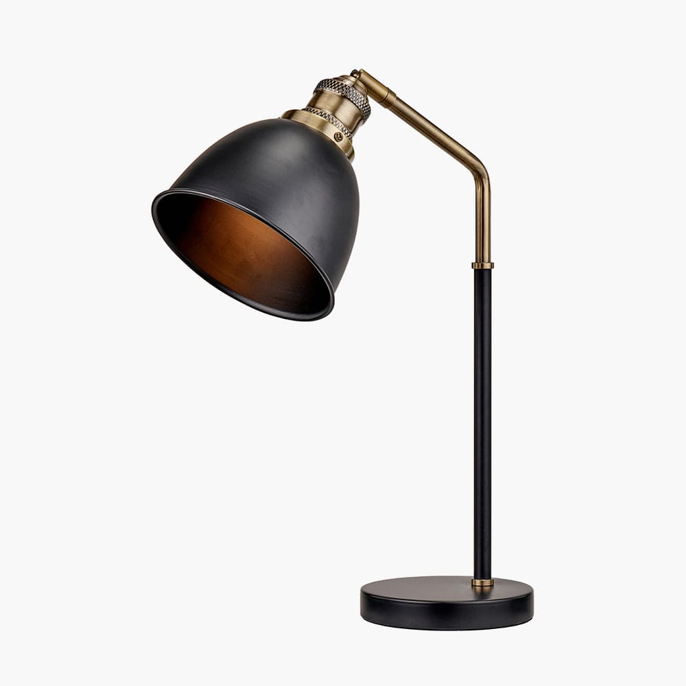 Augusto Black and Gold Task Table Lamp.