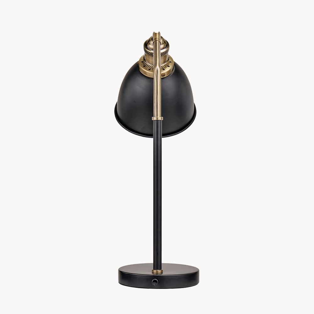 Augusto Black and Gold Task Table Lamp.