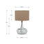 Pacific Lifestyle Lighting Avani Clear Glass Bottle Table Lamp House of Isabella UK
