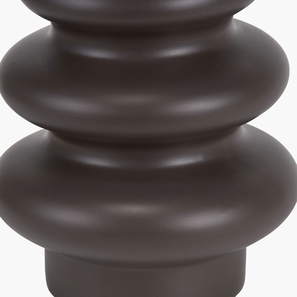 Pacific Lifestyle Lighting Aylin Bitter Chocolate Gourd Ceramic Table Lamp House of Isabella UK