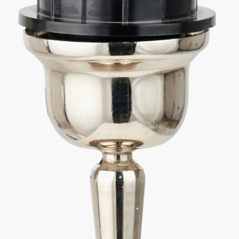 Pacific Lifestyle Lighting Ayra Natural Modernist Large Turned Wood Table Lamp Base House of Isabella UK