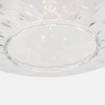 Pacific Lifestyle Lighting Azores Clear Textured Glass Oval Pendant House of Isabella UK