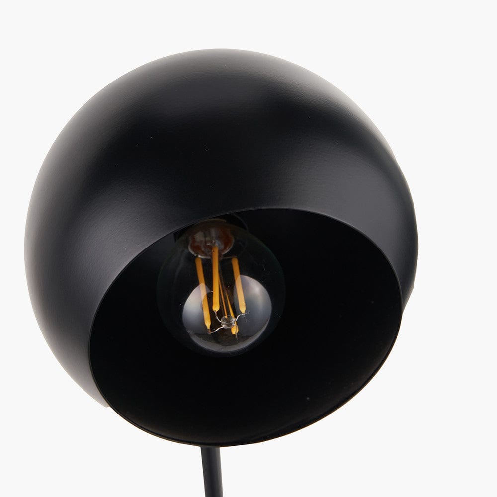 Bailey Black Metal 2 Head Table Lamp.