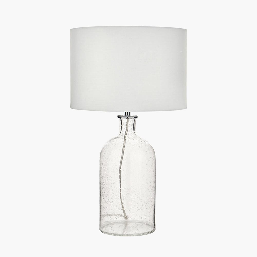 Bellamy Clear Bubble Glass Table Lamp.