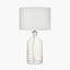 Bellamy Clear Bubble Glass Table Lamp.