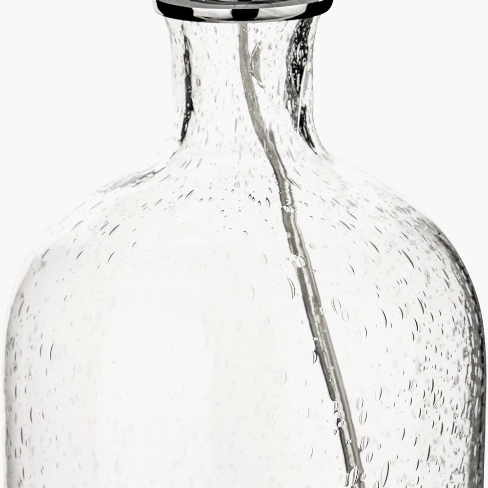 Bellamy Clear Bubble Glass Table Lamp.