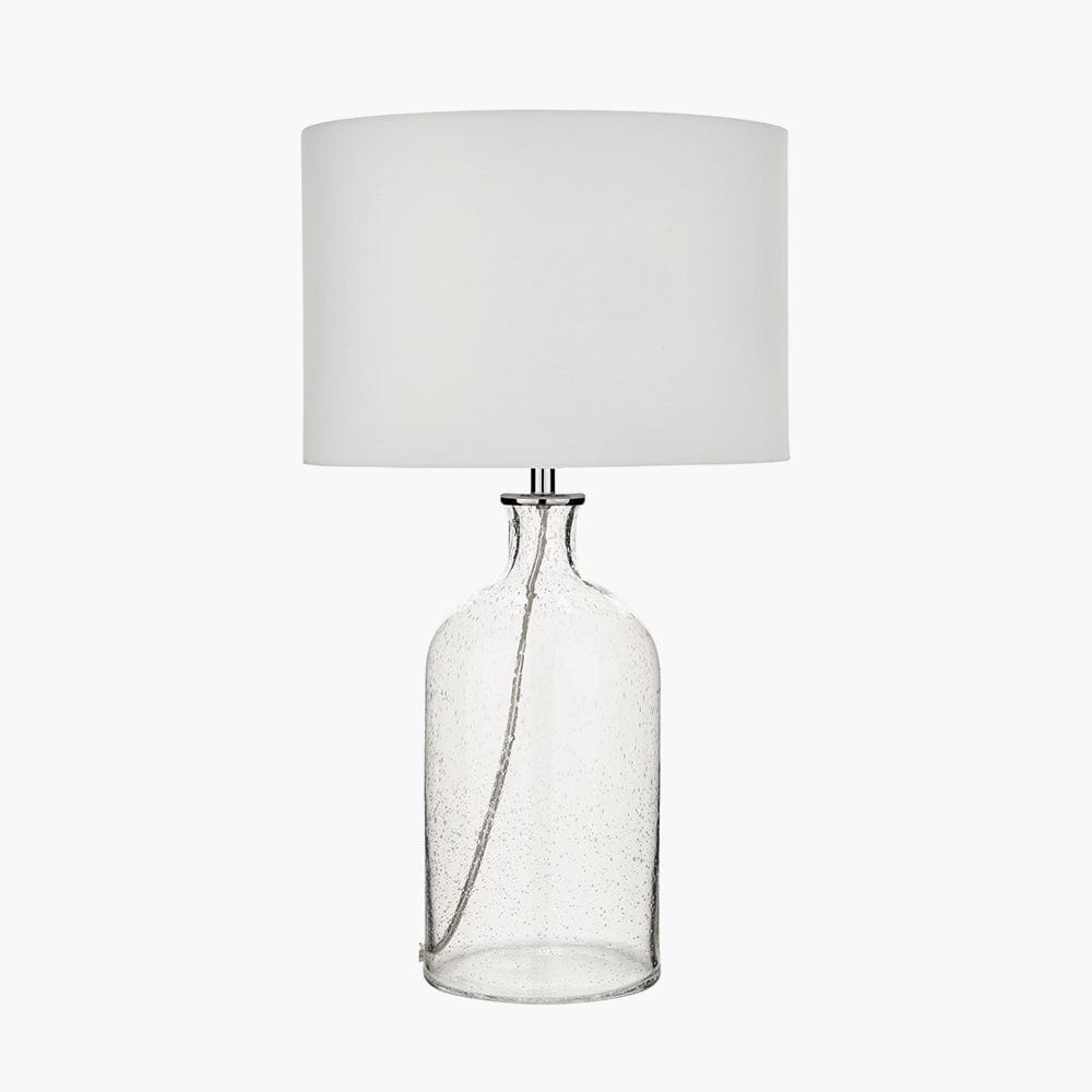Bellamy Clear Bubble Glass Table Lamp.