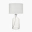 Bellamy Clear Bubble Glass Table Lamp.
