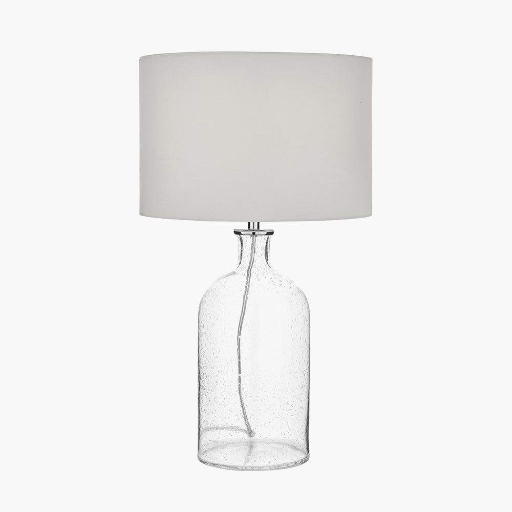 Bellamy Clear Bubble Glass Table Lamp.