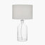 Bellamy Clear Bubble Glass Table Lamp.