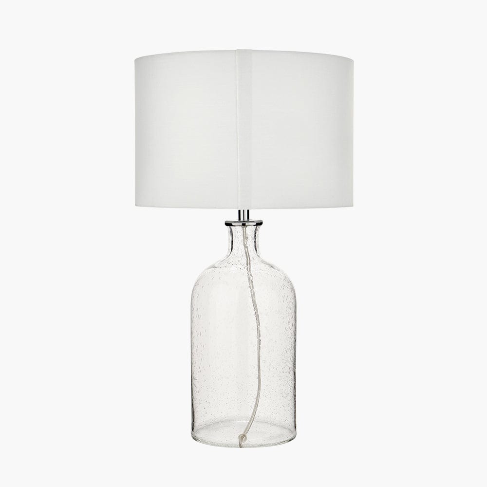Bellamy Clear Bubble Glass Table Lamp.