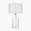 Bellamy Clear Bubble Glass Table Lamp.