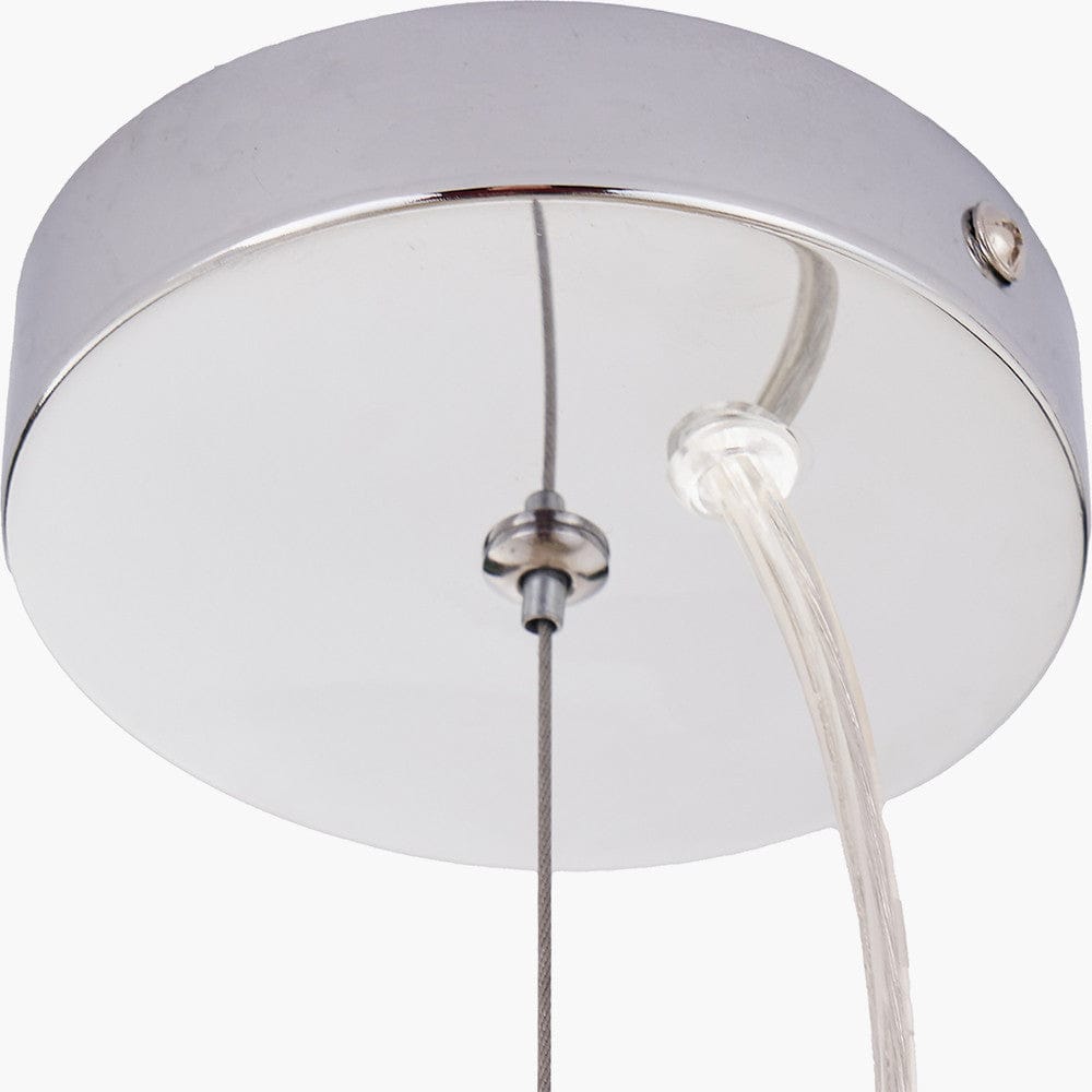 Pacific Lifestyle Lighting Bellamy Clear Glass Bubble Pendant House of Isabella UK