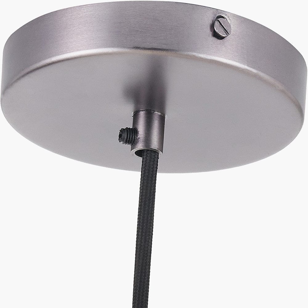 Pacific Lifestyle Lighting Bexley Clear Glass with Antique Bronze Fitting Elec Pendant House of Isabella UK