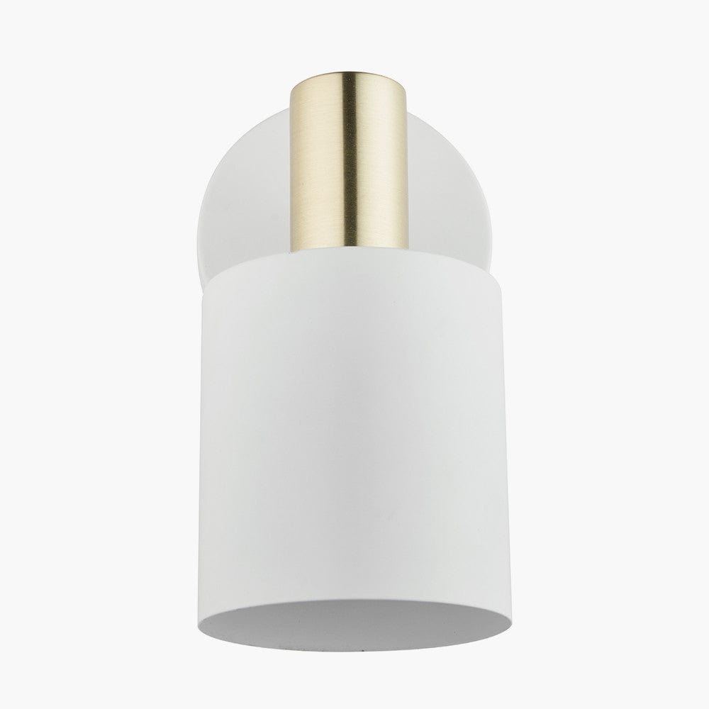 Biba White and Gold Retro Wall Light | OUTLET.