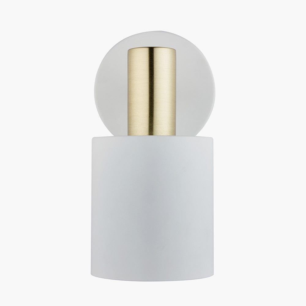 Biba White and Gold Retro Wall Light | OUTLET.