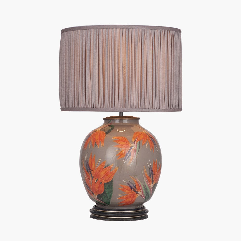 Bird of Paradise Glass Large Lamp.