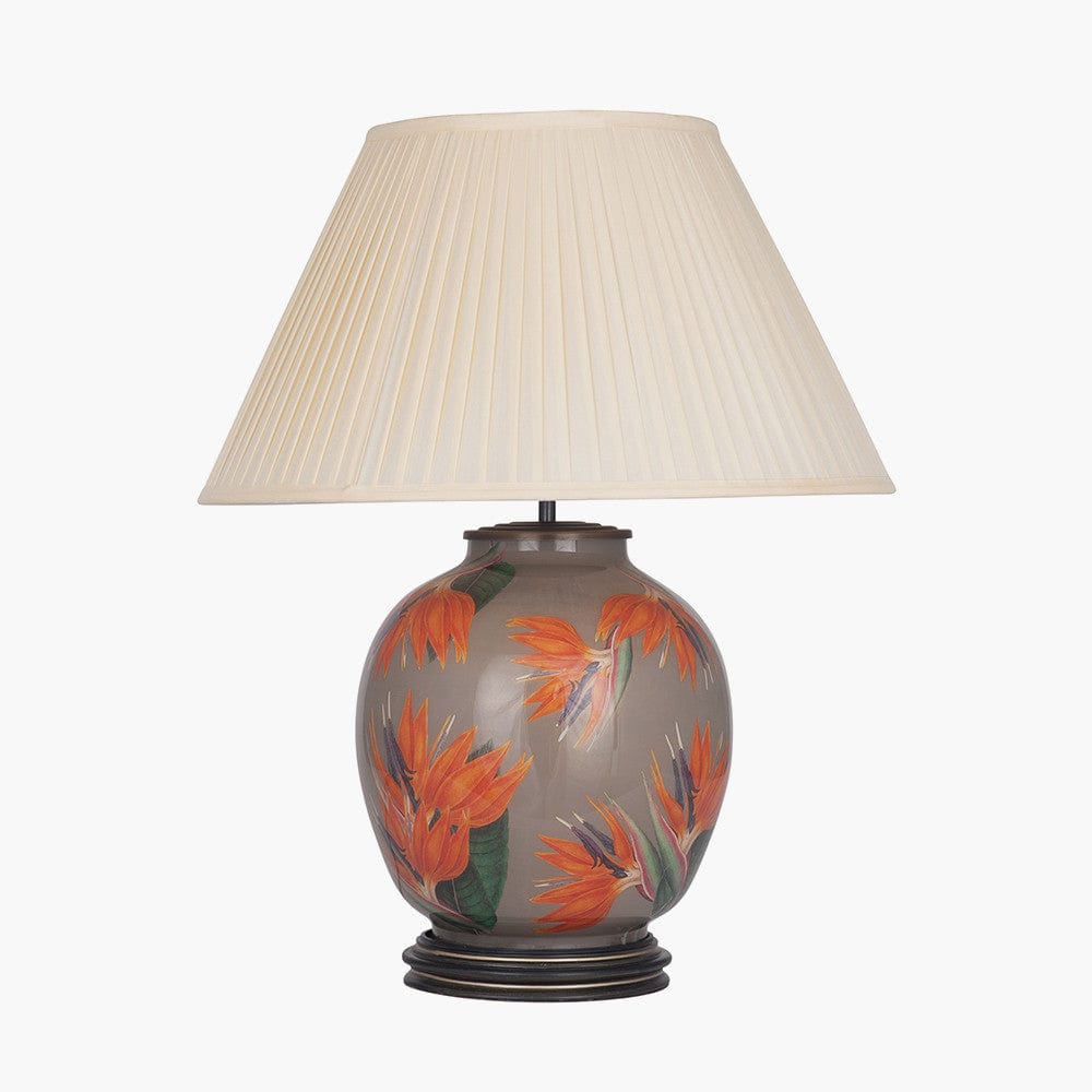 Bird of Paradise Glass Large Lamp.