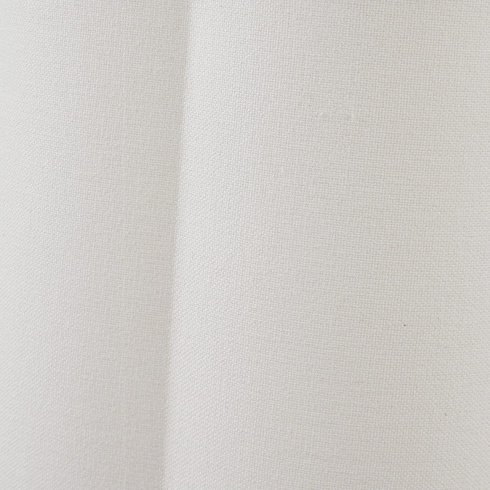 Bloom 35cm White Handloom Scalloped Cylinder Lampshade.