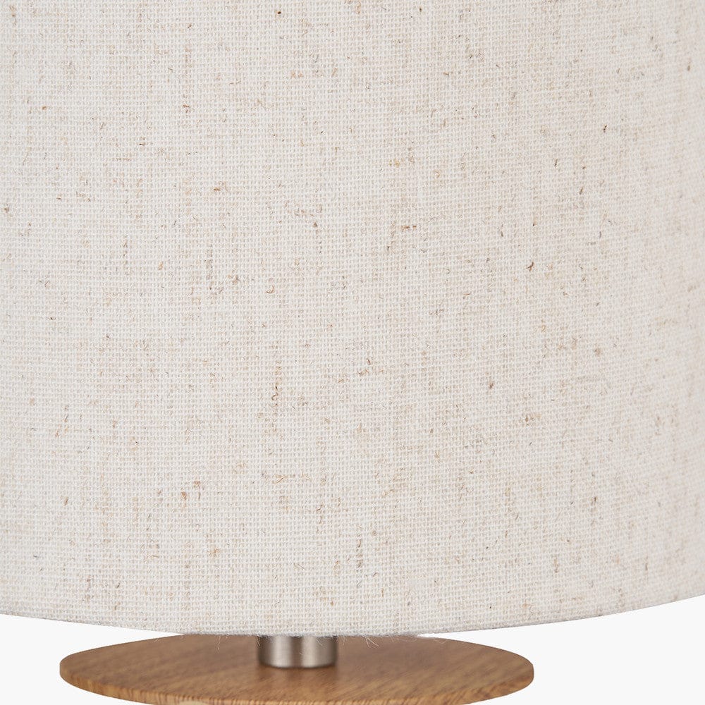 Pacific Lifestyle Lighting Bonham Natural Wood Veneer and Silver Metal Wall Light House of Isabella UK