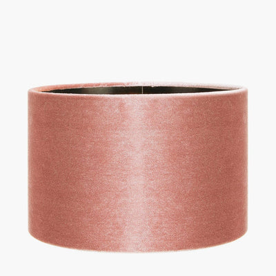 Pacific Lifestyle Lighting Bow 25cm Apricot Velvet Cylinder Shade House of Isabella UK