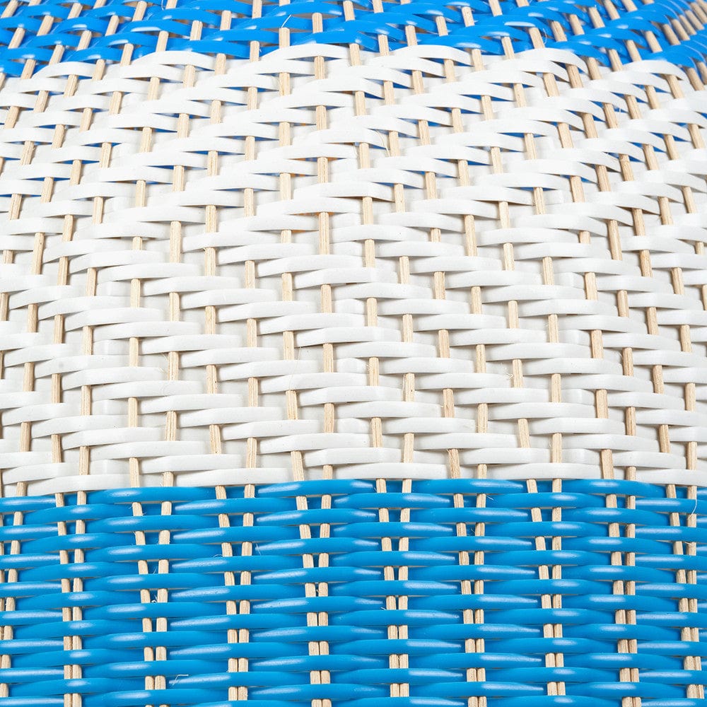 Brera Rattan Ceiling Pendant Cobalt.
