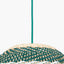 Brera Rattan Ceiling Pendant Emerald.