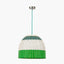 Brera Rattan Ceiling Pendant Emerald.