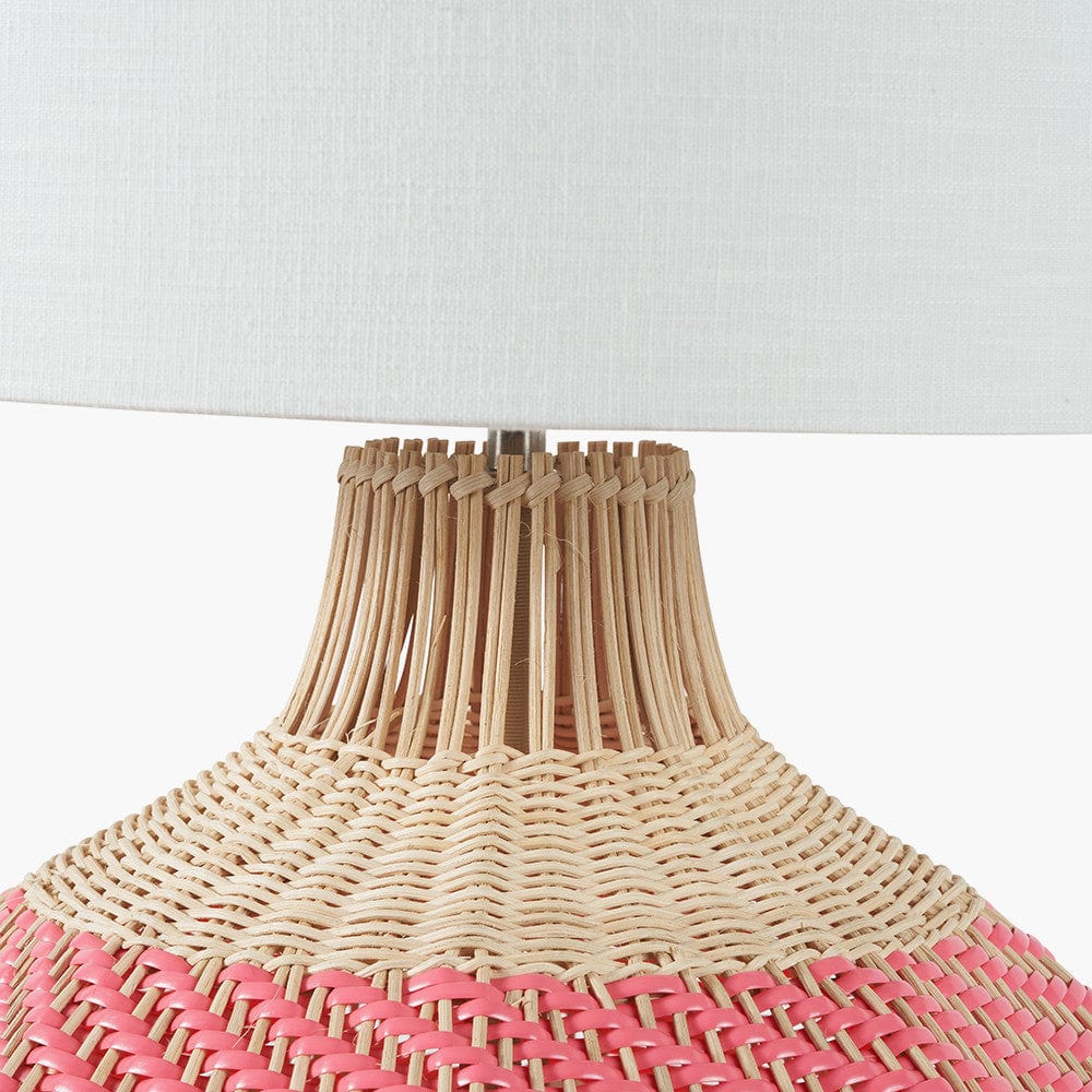 Brera Rattan Large Table Lamp Pimento.