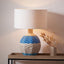 Pacific Lifestyle Lighting Brera Rattan Small Table Lamp Cobalt House of Isabella UK