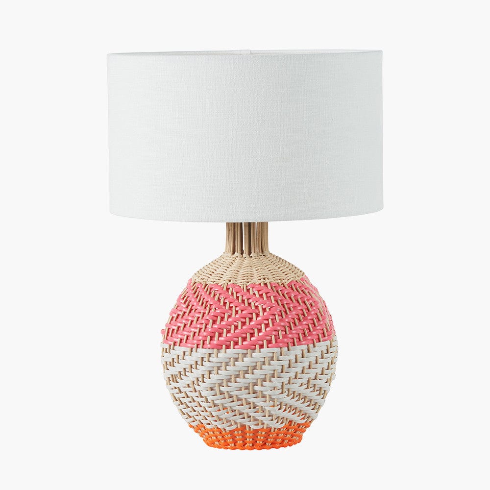 Brera Rattan Small Table Lamp Pimento.