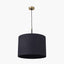 Pacific Lifestyle Lighting Bryce Black and Gold Metal Ceiling Pendant House of Isabella UK