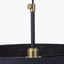 Pacific Lifestyle Lighting Bryce Black and Gold Metal Ceiling Pendant House of Isabella UK