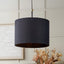Pacific Lifestyle Lighting Bryce Black and Gold Metal Ceiling Pendant House of Isabella UK